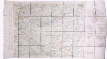 [A megnövekedett Magyarország dunántúli részének közúti térképe] (1941) Blatt 44: Budapest-Plattense...