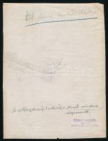 cca 1916 Az "oroszlengyelorzsági" harctérről zsidó férfi portréja, hátoldalon feliratozott...