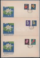 Románia 1970-1972 21 db FDC, köztük 6 db sor, 3 db önálló érték + 2 db blokk