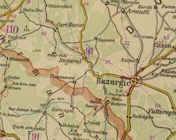 [Bukarest - Plovdiv - Isztambul környékének közúti térképe] (1941) Blatt 83: Bukarest - Plovdiv - Ko...