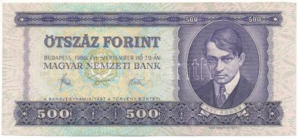 1980. 500Ft "E 367 064377" T:F szép papír Adamo F42