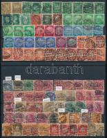 Deutsches Reich + Danzig 1880-1924 98 db bélyeg olvasható bélyegzéssel 2 stecklapon