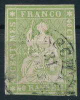 1854 Ülő Helvetia Mi 17 II.