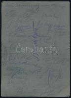 1917 A 6. sz gyalogezred fronton töltött karácsonyának karácsonyi menükártyája, étlapja a barakk fot...