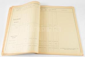 1901 Sopron, Sopron szab. kir. város zárszámadása és vagyonkimutatása az 1900. évről, borító szakadt...