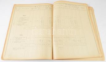 1901 Sopron, Sopron szab. kir. város zárszámadása és vagyonkimutatása az 1900. évről, borító szakadt...