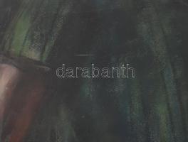 Félegyházi László (1907-1986): Fiúportré, 1964. Pasztell, papír, jelezve jobbra fent, üvegezett fake...