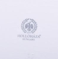 Hollóházi Jurcsák László által tervezett mintával díszített falióra, certifikáttal, eredeti dobozába...