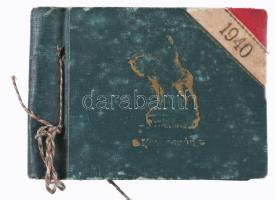 1940 Kolozsvár, bevonulás, 30 db albumba ragasztott fotó, 6×8,5 cm