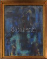 Félegyházi László (1907-1986): Diáklány, 1967. Pasztell, papír, jelezve jobbra fent, hátoldalán debreceni Kortárs Galéria raglapjával, üvegezett fakeretben, 69×49 cm