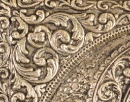 Mária a kis Jézussal. Modern ikon, ezüst (Ag) okláddal, 11x8 cm, 14x11 cm