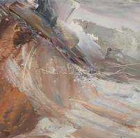 Szikra János (1921-2009): Csendélet halakkal, 1980 körül. Olaj, farost, jelezve balra lent, fakeretb...