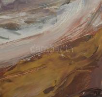 Szikra János (1921-2009): Csendélet halakkal, 1980 körül. Olaj, farost, jelezve balra lent, fakeretb...