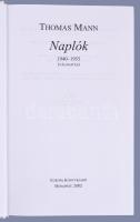 Thomas Mann: Naplók. 1940-1955. (Válogatás.) Vál.: Mádl Antal. Ford., a jegyzeteket és az életrajzi ...