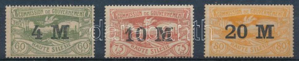 Felső-Szilézia 1922 Forgalmi sor Mi 41-43