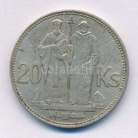 Szlovákia 1941. 20K Ag "Szent Cirill és Szent Metód" T:VF, kis patina, karc
Slovakia 1941...