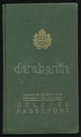 1938 Győr, Magyar Királyság által kiállított fényképes útlevél Németországba / Hungarian passport