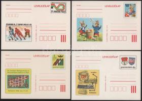 50 db használatlan díjjegyes levelezőlap