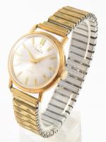 Voltaire mechanikus karóra, fém szíjjal, működik, karcokkal, d: 32 mm