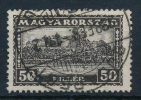 1926 Pengő-fillér 50f a baloldali értékszám nullájában lemezhibával