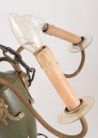 Vas empír csillár, cca 40x60 cm