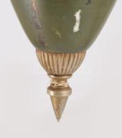 Vas empír csillár, cca 40x60 cm