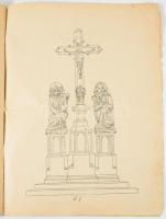 cca 1900 Nyíregyháza, Kováts Testvérek kőfaragó mesterek és sírkő raktára saját telepének katalógusa...