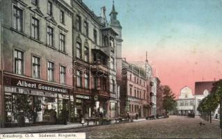 Kluczbork with the shop of Albert Goszczewski and Julius Lebek