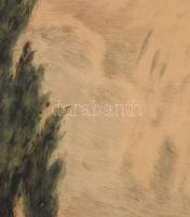 Iványi Grünwald Béla (1867-1940)-Prihoda István (1891-1956): Táborozók. Színezett rézkarc, papír, Iv...