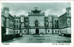 1937 Oroszvár, Rusovce (Pozsony, Pressburg, Bratislava); Herceg Lónyay kastély. Hangya kiadása / castle (Rb)