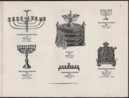 cca 1930 Bp. VII. Síp utca, Hacker és Társa chinaezüst, alpakka és fémdíszműáruk képes katalógusa, b...