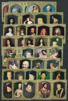 Csád 1971-1973 Francia királyi család portréi teljes kiadások, 62 db bélyeg + 10 db blokk (USD 210.-...