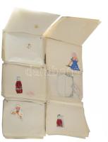 Bányai István (1949-2022) Hamm (1977) c. animációs filmjéhez készült rajzok, tervek. Vegyes technika...