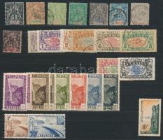 Madagaszkár + Réunion bélyegek A/4-es berakólap mindkét oldalán