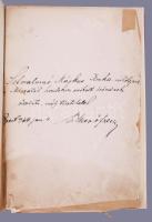 Mező Ferenc: Az olimpiai játékok története. Dedikált példány!     Bp. 1929. Orsz. Testnev. Tanács. 301 l. 2 térkép (kihajtható) 121 szövegközti képpel. Átkötve, modern vászonkötésben, a dedikált előzéklap kissé sérült, a többi oldal jó állapotban.