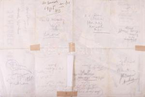 1933 Gödöllő, a cserkész Jamboree helyszínének színes térképe, 1 : 6000, Bp., Athenaeum, hajtva, 40x...