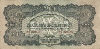 1944 20P "Vörös Hadsereg" T:I