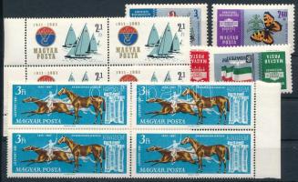 1961 Kis tétel, benne sorok, összefüggések, 4 db borítékban és egy stecklapon (21.400)