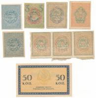 Szovjetunió / Orosz Szocialista Szövetségi Szovjet Köztársaság 1919-1922. 1R + 2R (4db, ebből 3 vága...