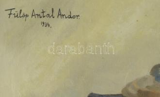 Fülöp Antal Andor jelzéssel: Csendélet. Olaj, vászon, fakeretben. 50,5x61 cm