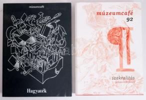 MúzeumCafé 51. és 92. számai (2 kötet). Főszerk.: Gréczi Emőke. Bp., 2016-2022, Kultúra 2008 Nonprofit Kft. Kiadói papírkötés.