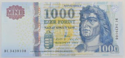 2009. 1000Ft "DC" T:F szép papír Adamo F55K2