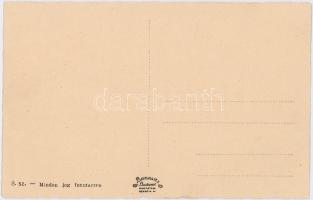 Léva, Levice; Kossuth tér, üzletek, autóbusz, automobil / square, shops, autobus, automobile (gyűrőd...