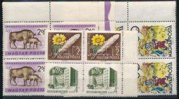 1960-1961 Kis tétel, benne sorok, összefüggések, 12 db borítékban és egy stecklapon (22.000)