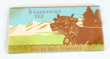 7 darab régi bontatlan csokoládé