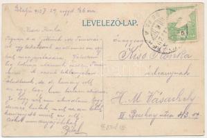 1913 Gátalja, Gáttája, Gataia; Görögkeleti templom, vásártér, urasági kert / Greek Orthodox church, ...