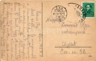 1938 Léva, Levice; Kossuth tér, üzletek, piac / square, shops, market + "1938 Léva visszatért&q...