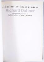Richard Dattner: Selected and Current Works of Richard Dattner &amp; Partners Architects. The Master Architect Series IV. Mulgrave, 2000, The Images Publishing Group Pty Ltd. Gazdag képanyaggal illusztrálva. Angol nyelven. Kiadói egészvászon-kötés, kissé sérült kiadói papír védőborítóban.