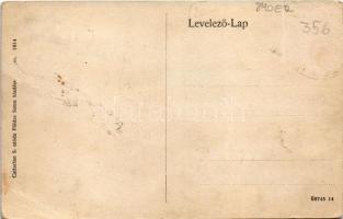 Tenke, Tenkei-fürdő, Tinca; Körös parti részlet. Kiadja Cattarino S. utóda Földes Samu / river bank ...