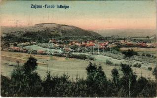 1906 Zajzon, Zizin; látkép. Brassói Lapok kiadása / view (EK)